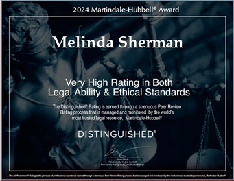 Melinda Serman Martindale-Hubbell Award